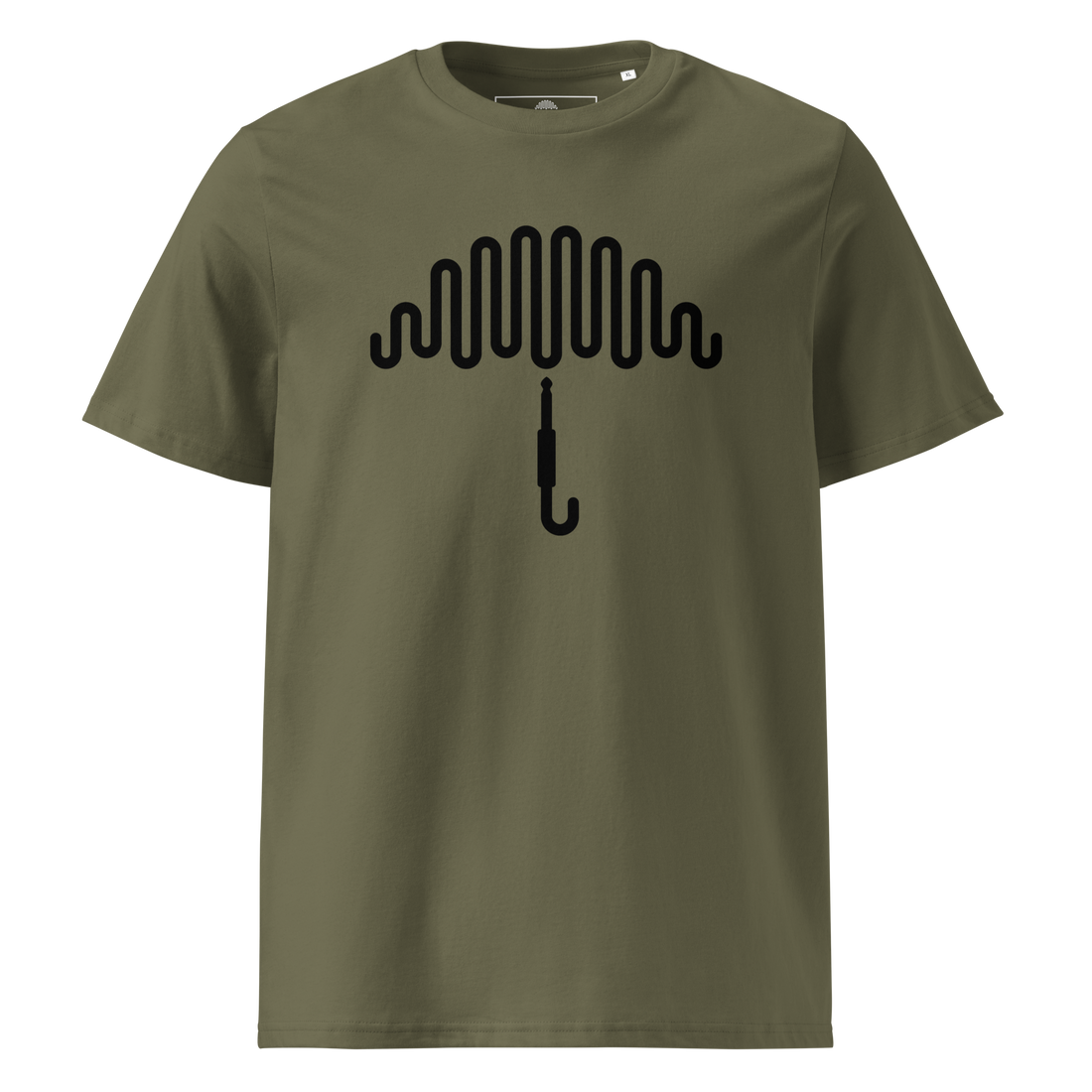 The Umbrella Union Sovereign Tee - Army Green Organic Cotton T-Shirt