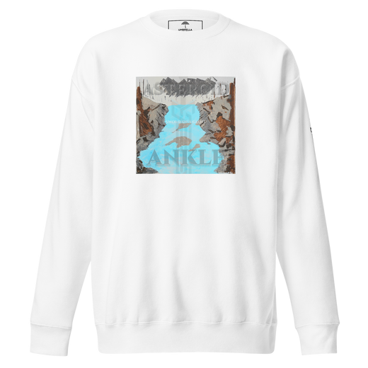 Sword of a Giant Asteroid Ankle Unisex Premium Sweatshirt