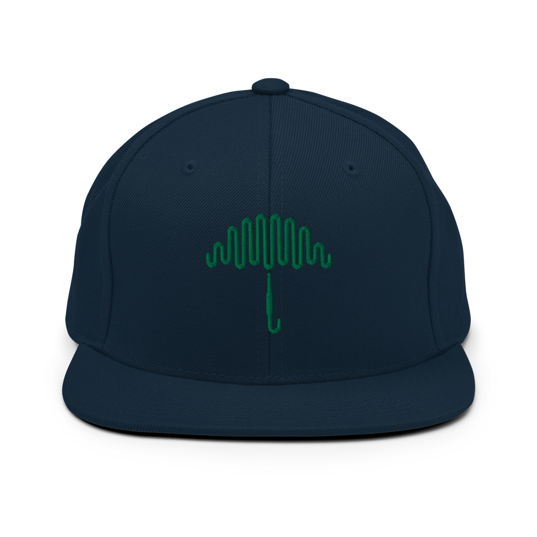 Shamrock Crest Dark Navy Snapback Hat