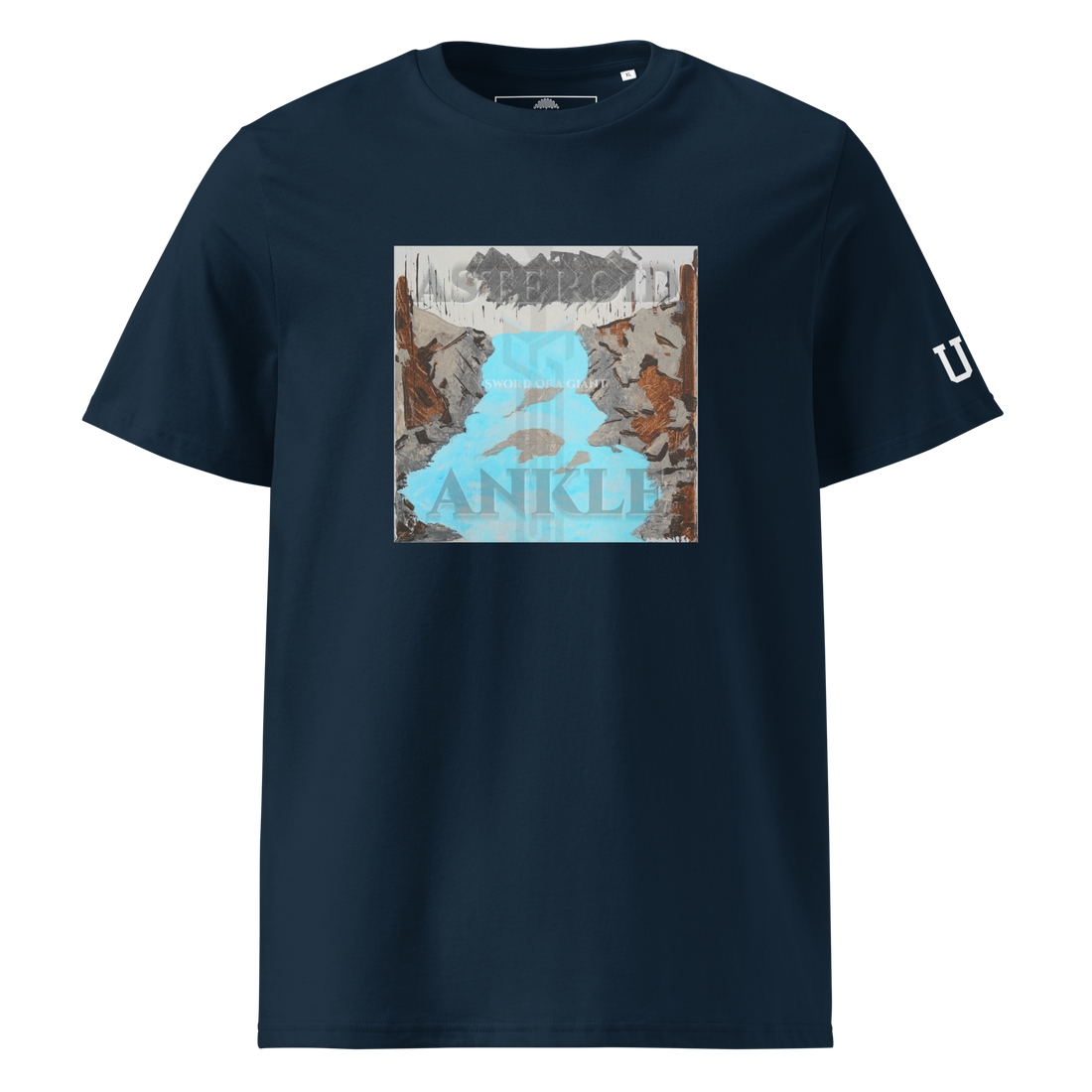 Sword of a Giant Asteroid Ankle Organic Cotton T-Shirt