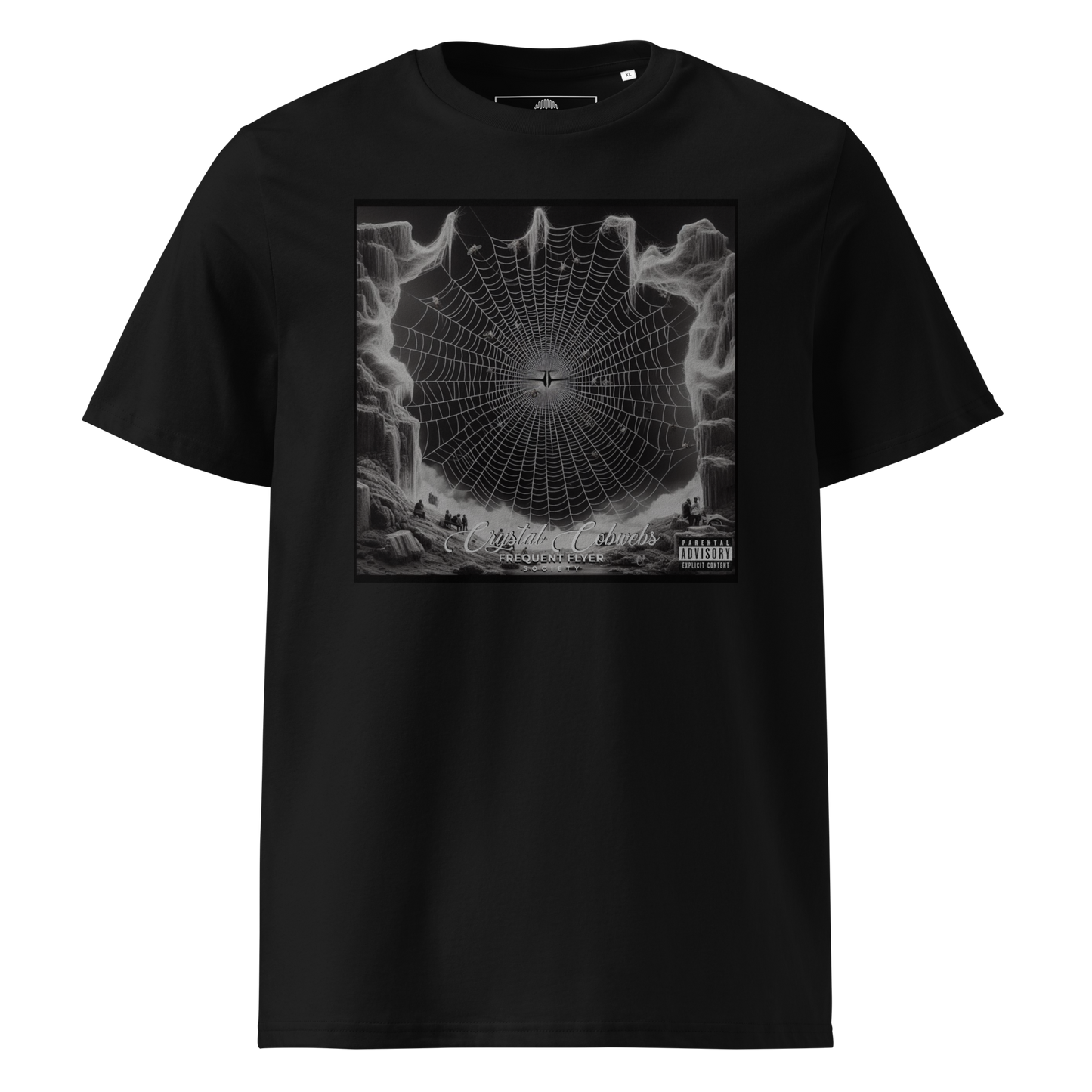 Frequent Flyer Society Crystal Cobwebs Organic Cotton T-Shirt