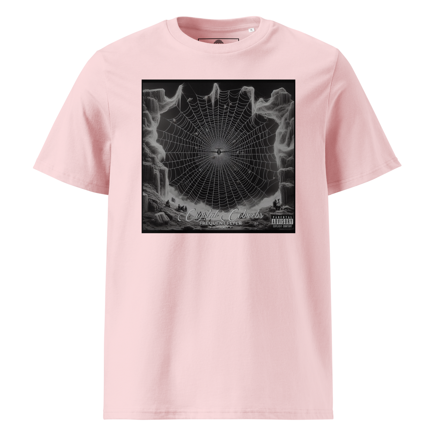 Frequent Flyer Society Crystal Cobwebs Organic Cotton T-Shirt