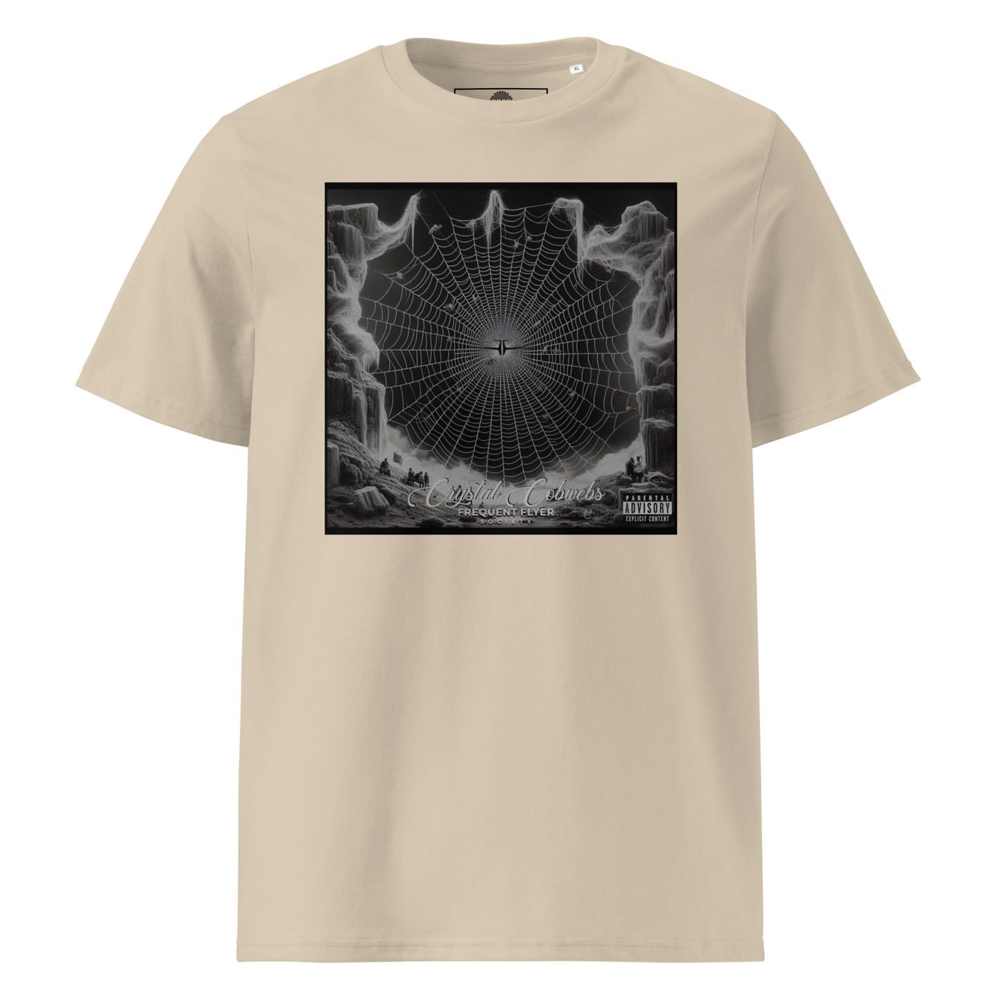 Frequent Flyer Society Crystal Cobwebs Organic Cotton T-Shirt
