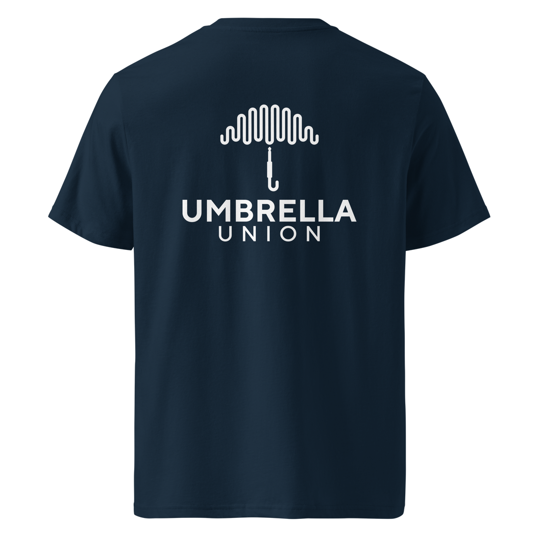 Family Crest Umbrella Union Organic Cotton Tee - Navy
