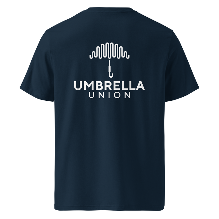 Family Crest Umbrella Union Organic Cotton Tee - Navy