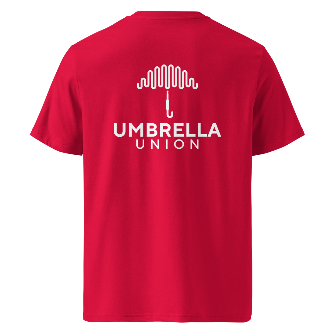 Family Crest Umbrella Union Organic Cotton Tee - Red