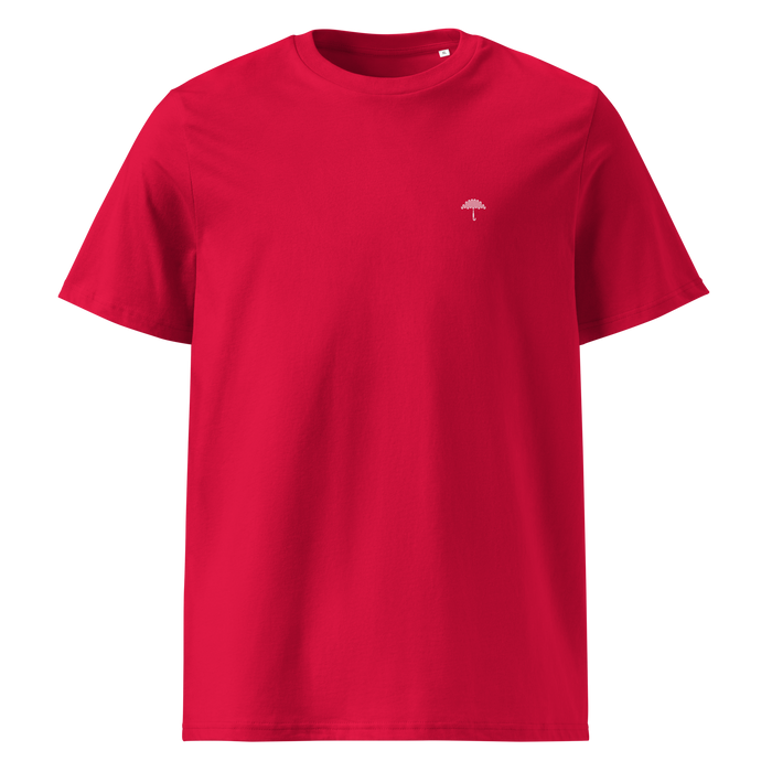 Family Crest Umbrella Union Organic Cotton Tee - Red