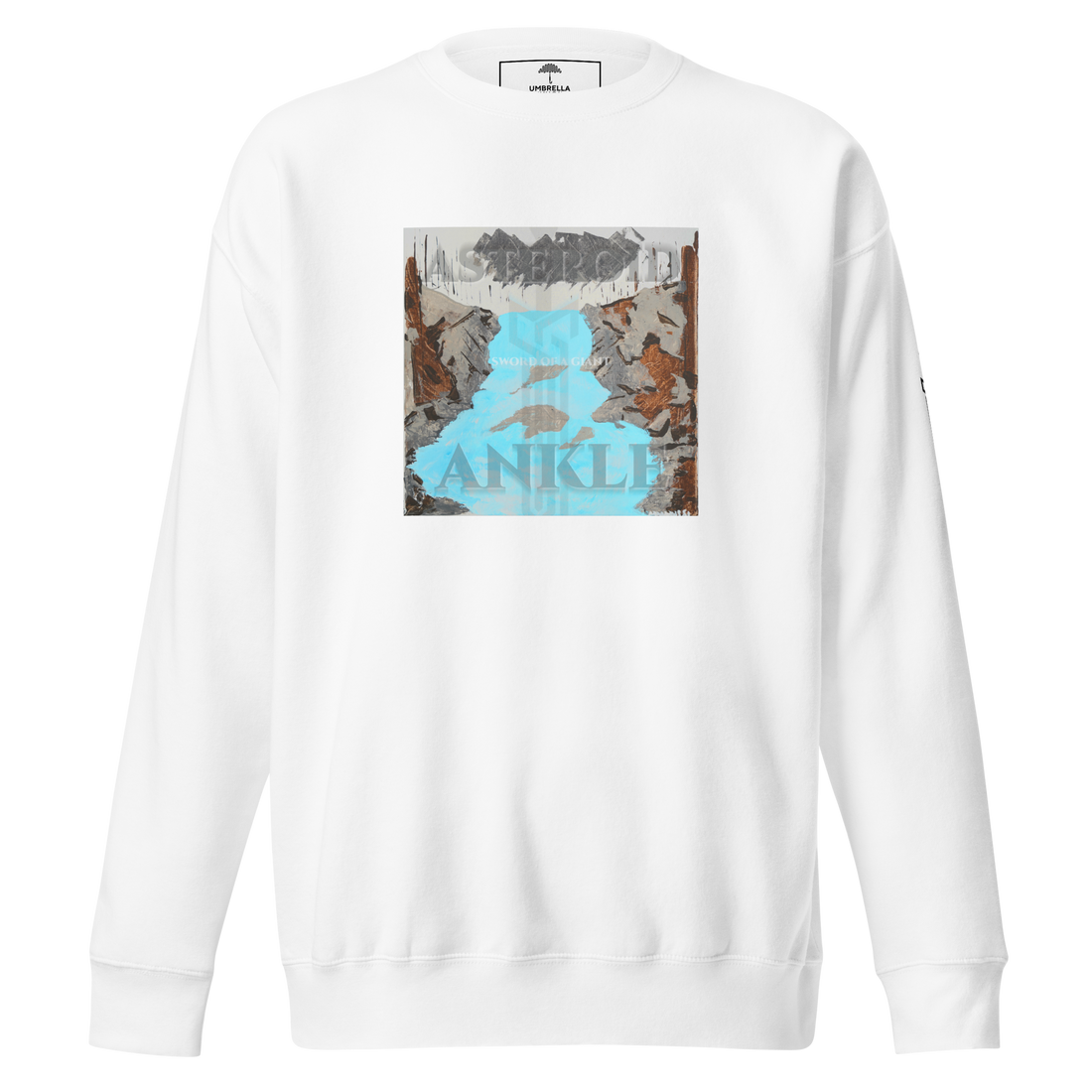 Sword of a Giant Asteroid Ankle Unisex Premium Sweatshirt