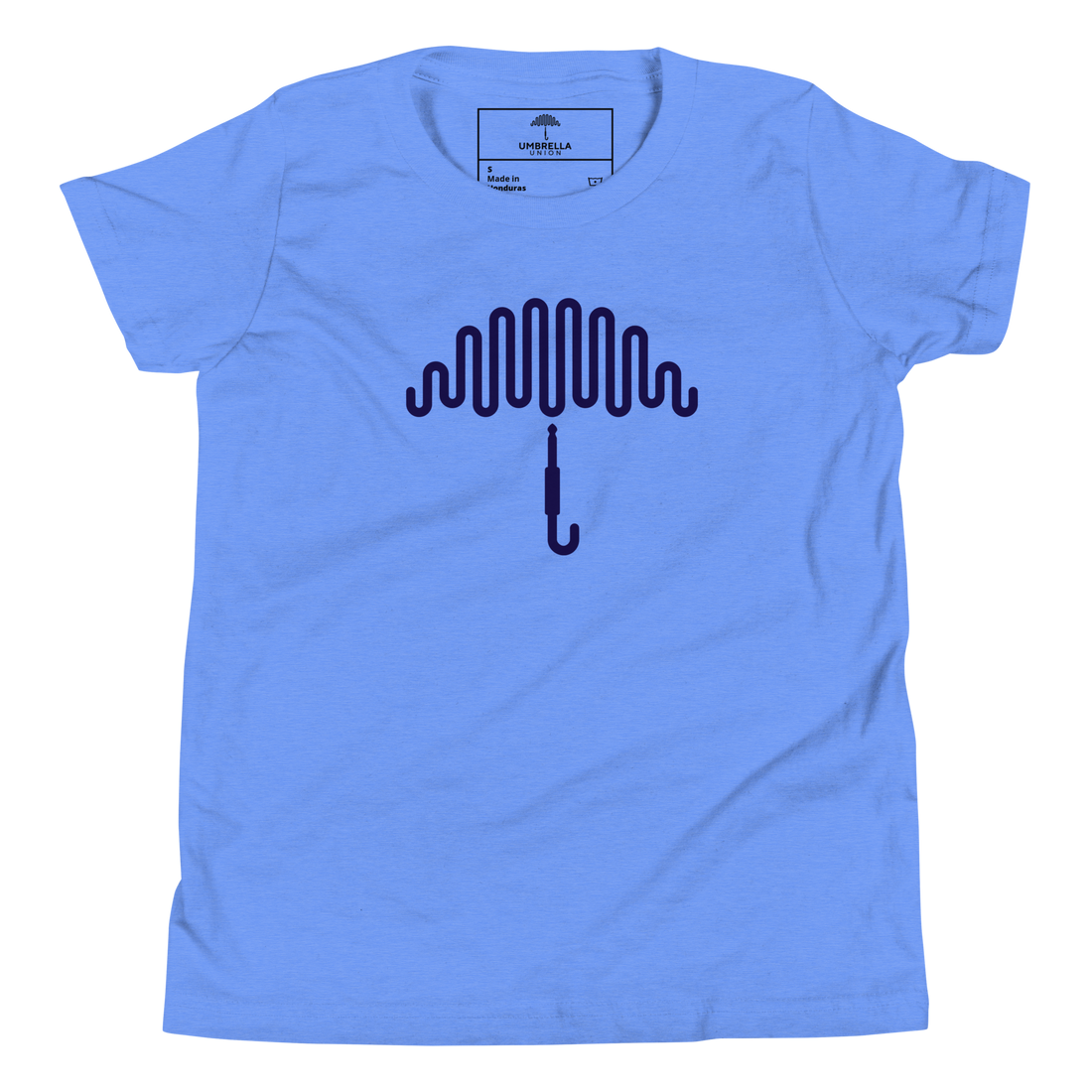 Double Blue Crest Youth Short Sleeve T-Shirt
