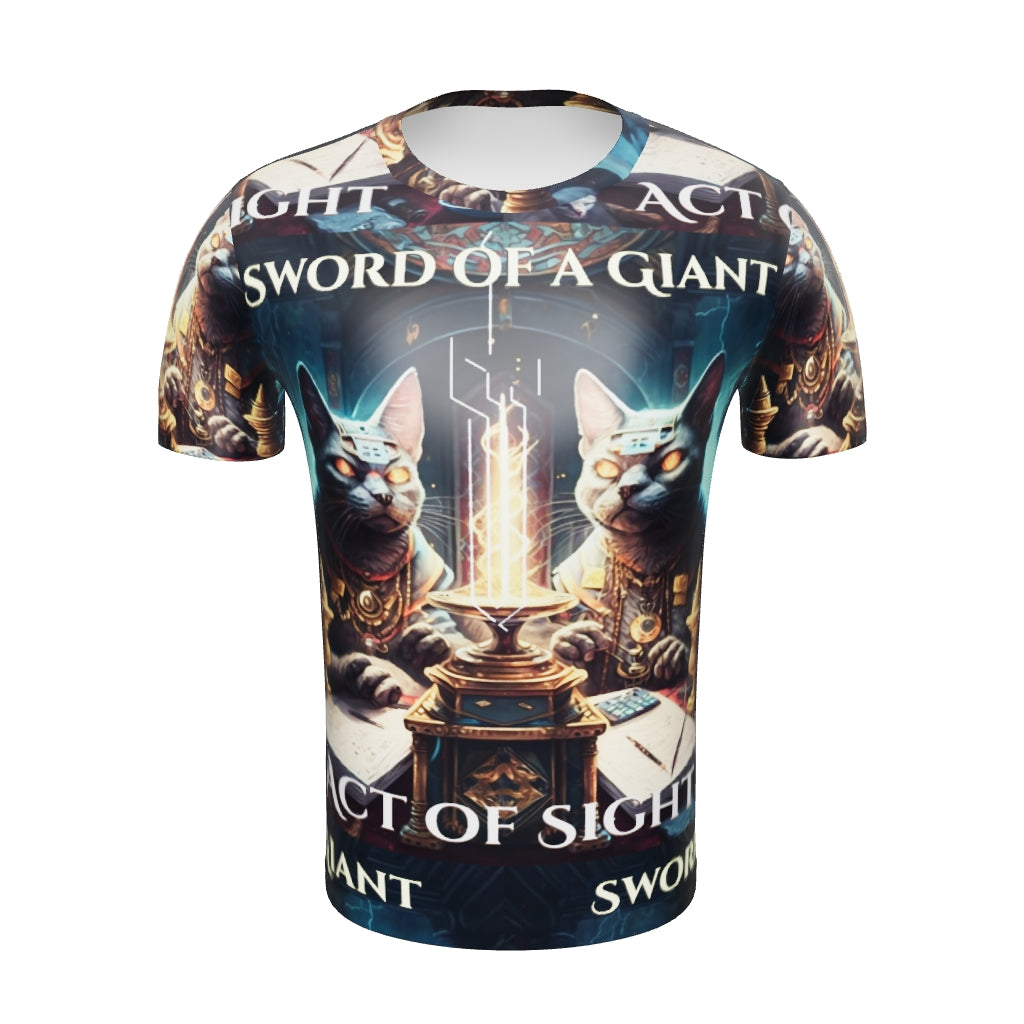Sword of a Giant Act of Sight Men's All Over Print T Shirt